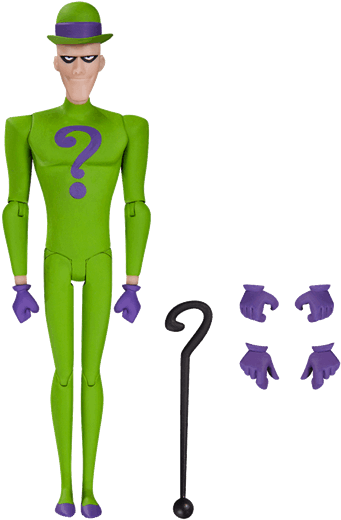 1 Of - Dc Collectibles The New Batman Adventures The Riddler (600x600), Png Download