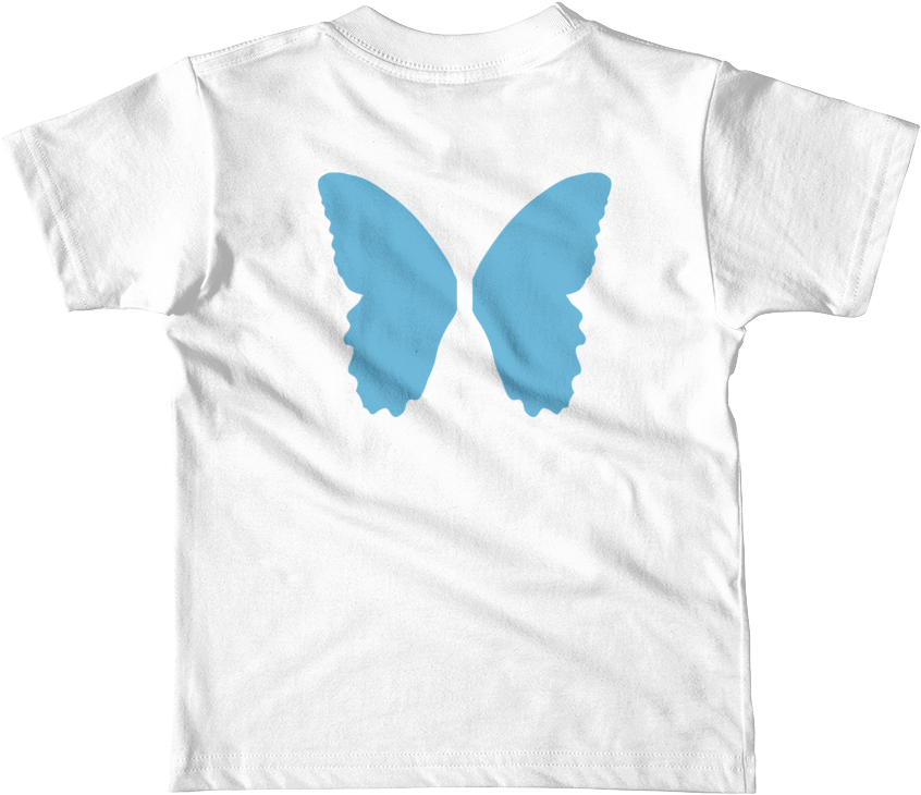 Butterfly Kids T-shirt - T-shirt (1000x1000), Png Download