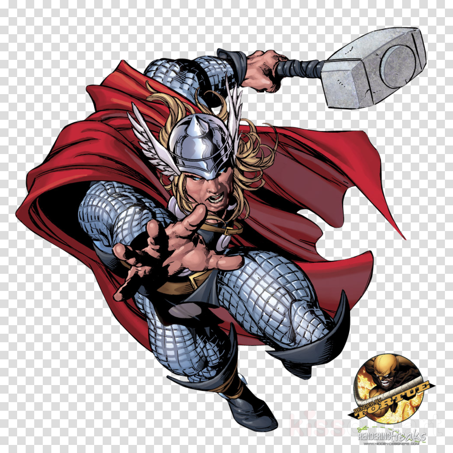 Thor Comic Png Clipart Thor Loki Odin - Marvel Universe Action Figure - Thor (900x900), Png Download