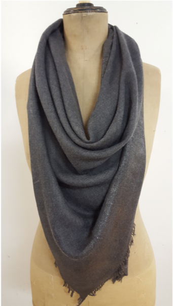Italian Made Hand Finished Scarf - Scarf (536x600), Png Download