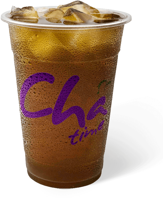Apple Fruity Iced Black Tea - Chat Time Tea Drink New (755x951), Png Download