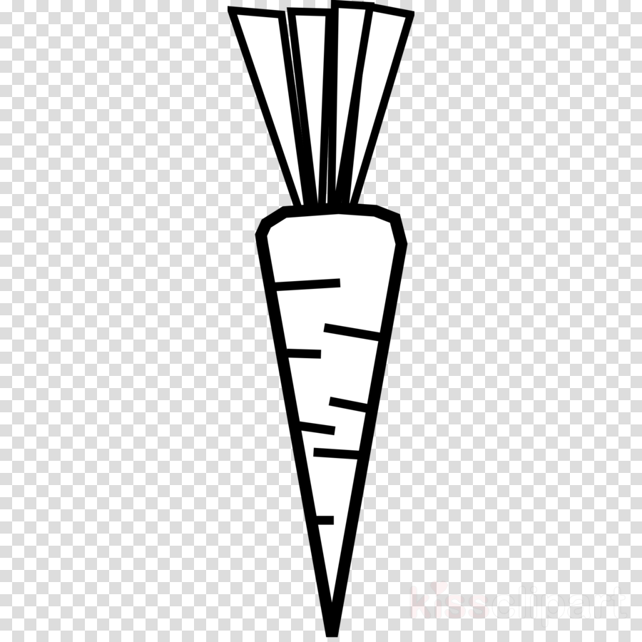 Carrot Black And White Clipart Carrot Clip Art (900x900), Png Download