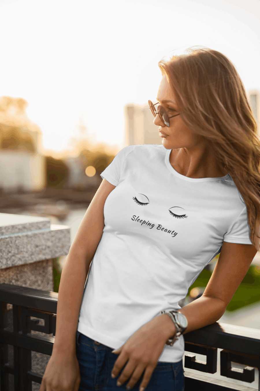 Tee Shirt Woman Sleeping Beauty - T-shirt (900x1350), Png Download