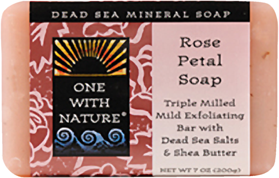 One With Nature Dead Sea Salt Soap 200 G (618x800), Png Download