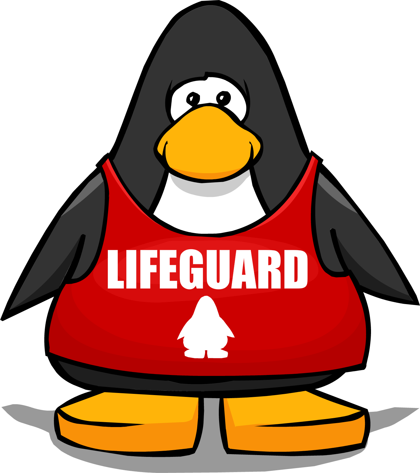 Liftguard Shirt From A Player Card - Pilgrim Club Penguin (1380x1554), Png Download
