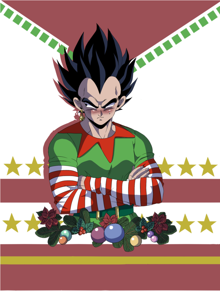 Vegeta Navidad Divertida, Dragones, Planetas, Vegeta - Vegeta (759x1054), Png Download