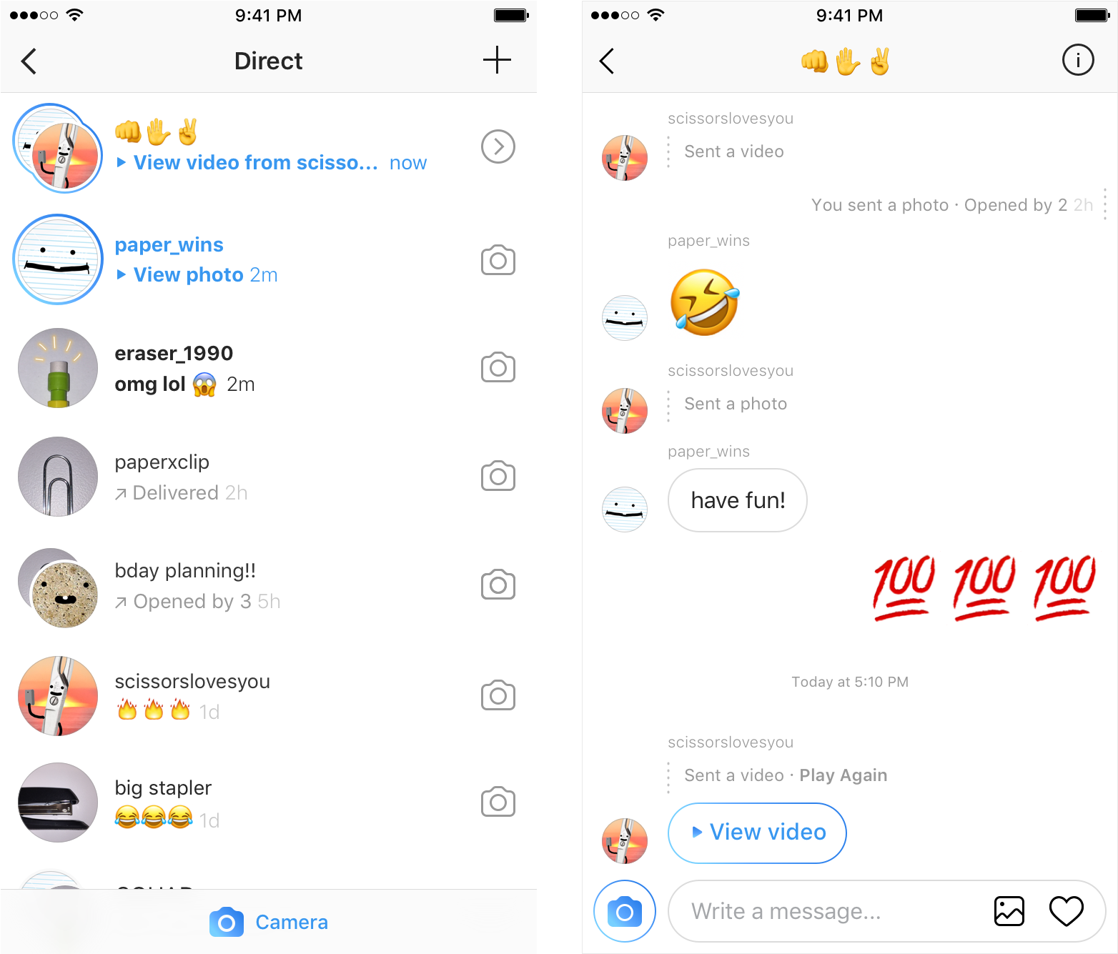Back In November, Instagram Launched Ephemeral Messaging - Direct Instagram (1687x1458), Png Download