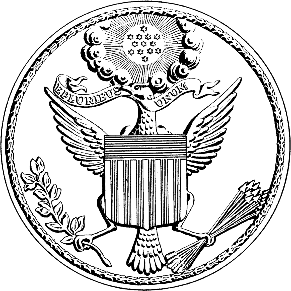 Union Seal Civil War (1200x1200), Png Download