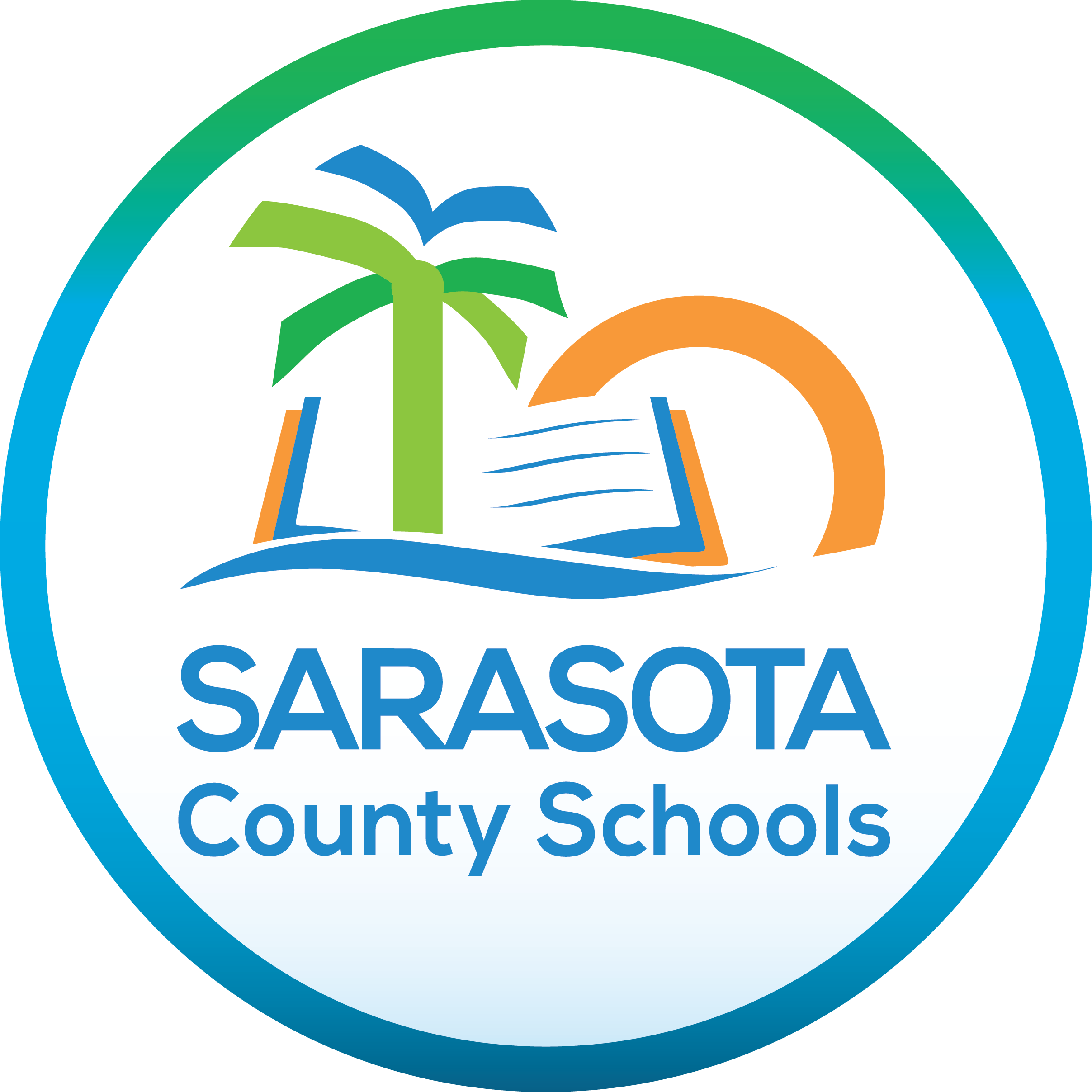 Scs Logo - Sarasota County School District Logo (2415x2415), Png Download