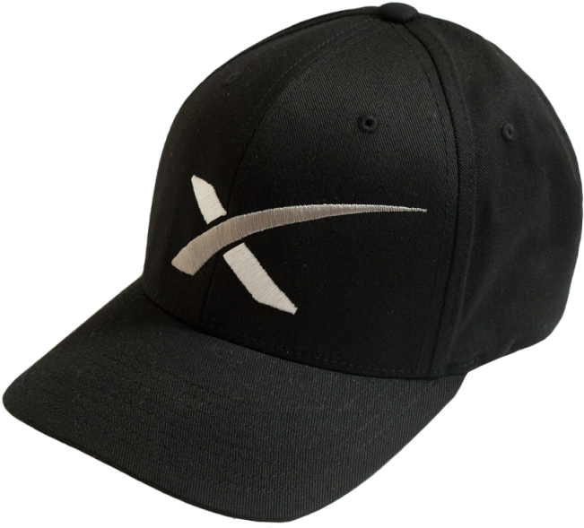 Spacex X Cap - Patagonia P 6 Label Trad Cap Black (800x800), Png Download