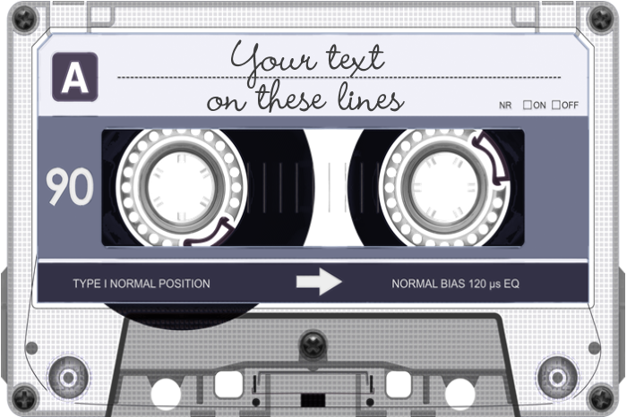 Favorite - Cassette Mixed Tape Clipart (700x466), Png Download