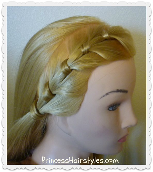 Nicole Brown Simpson Inspired Hairstyle Tutorial - Braid (593x664), Png Download