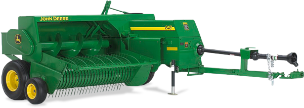 John Deere 348 Baler (642x462), Png Download