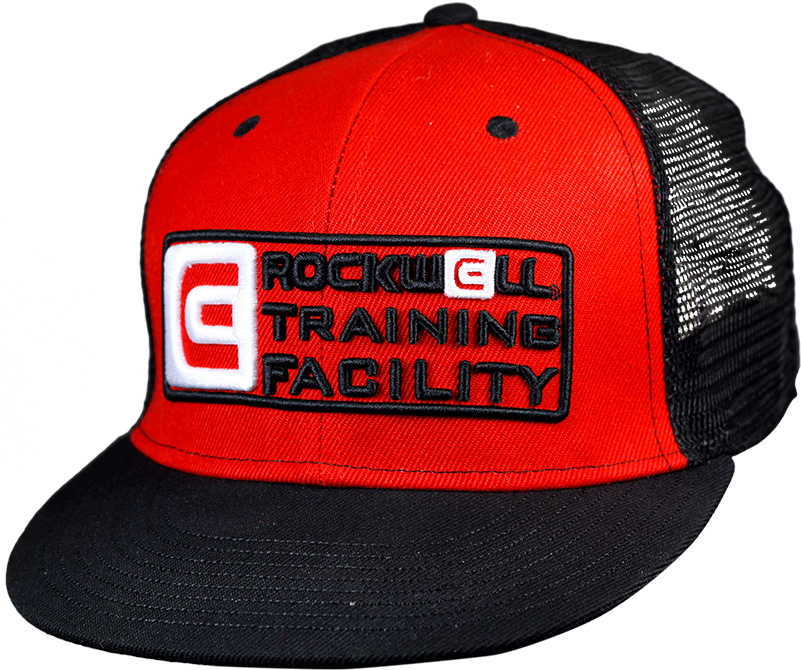 Rtf Snapback Trucker Hat Red/black - Trucker Hat (835x1026), Png Download