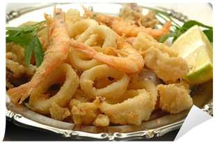 Frittura Gamberi E Calamari (400x400), Png Download