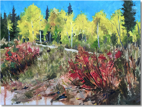 Original Traditional Watercolors By Gregory Effinger - Watercolor Painting (570x576), Png Download