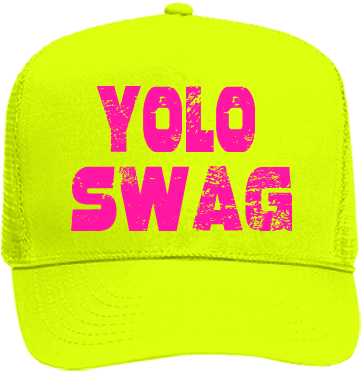 Neon Frat Hats (428x380), Png Download
