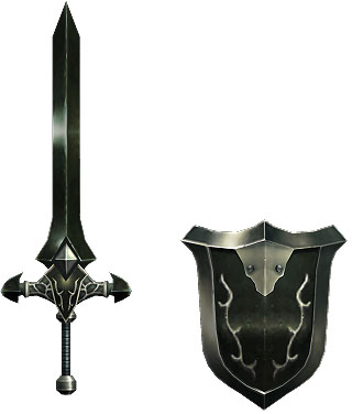 Shield Sword Png Download - Monster Hunter Frontier G (320x376), Png Download
