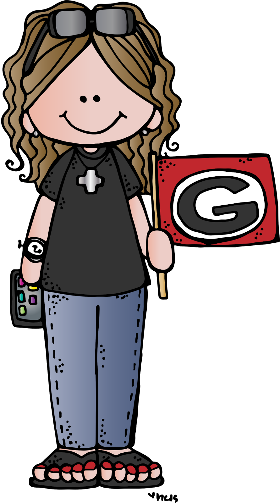 Melonheadz Clipart Free - Clip Art Melonheadz Teacher (891x1600), Png Download