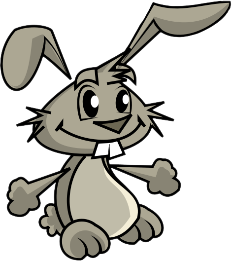 Funny Bunny Clipart - Rabbit Clip Art Free (471x529), Png Download