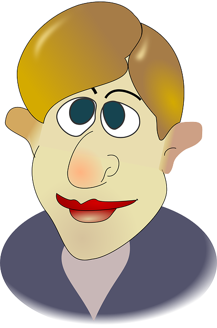 Man, Guy, Faces, Face, Person, Cartoon, Hair - Punjabi Joke Santa Banta (424x640), Png Download