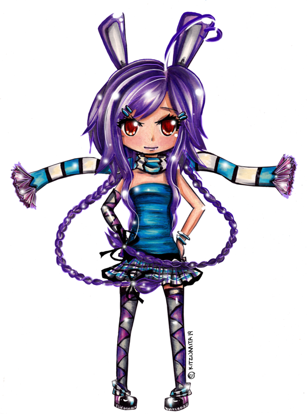 Gift For Ivi-chan By Kitzumita19 - Cartoon (600x811), Png Download