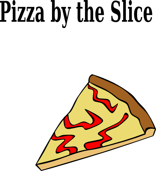 Clip Art Pizza Slice - Pizza Clip Art (546x596), Png Download