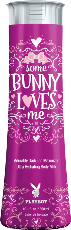 Playboy Some Bunny Loves Me Adorably Dark Tan Maximizer - Playboy Some Bunny Loves Me - Dark Tan Ultra Hydrating (238x750), Png Download