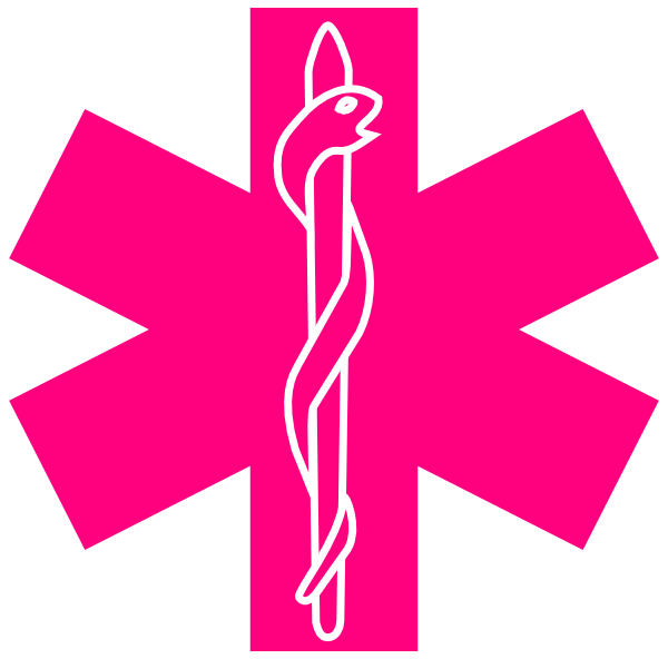 Star Of Life Red Logo (600x592), Png Download