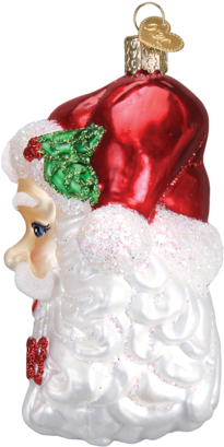 2018 Nostalgic Santa Ornament - Santa Claus (442x442), Png Download