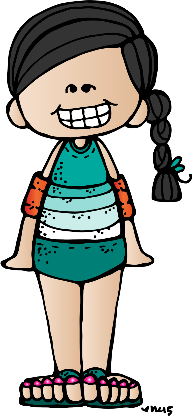 Good Clipart Happy Person - Melonheadz June (745x1600), Png Download