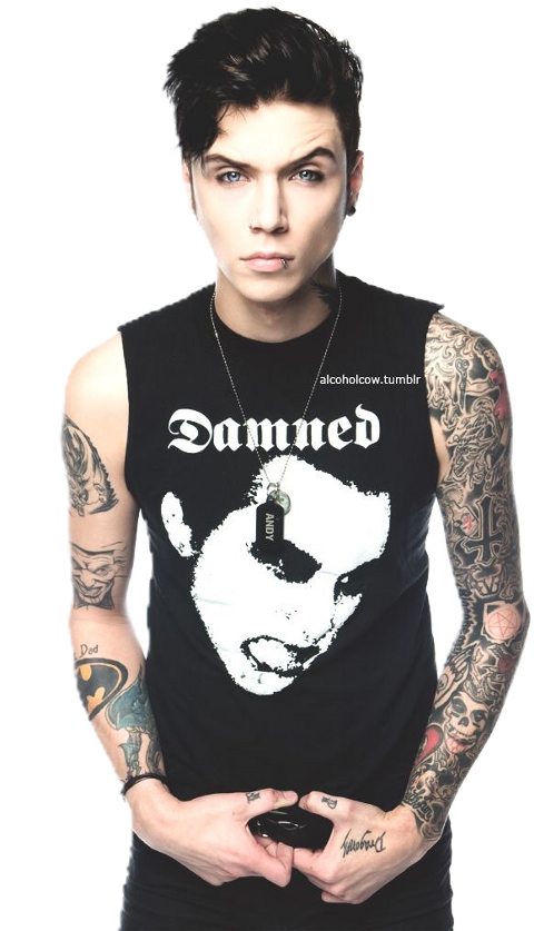 Black Veil Brides Andy Biersack 2016 (480x837), Png Download