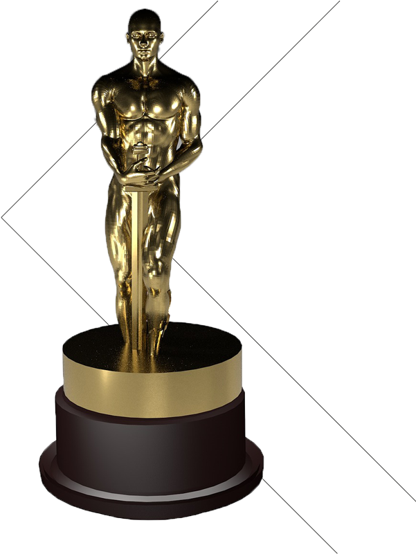 Boxeur - Oscar Del Porno Statuetta (609x800), Png Download