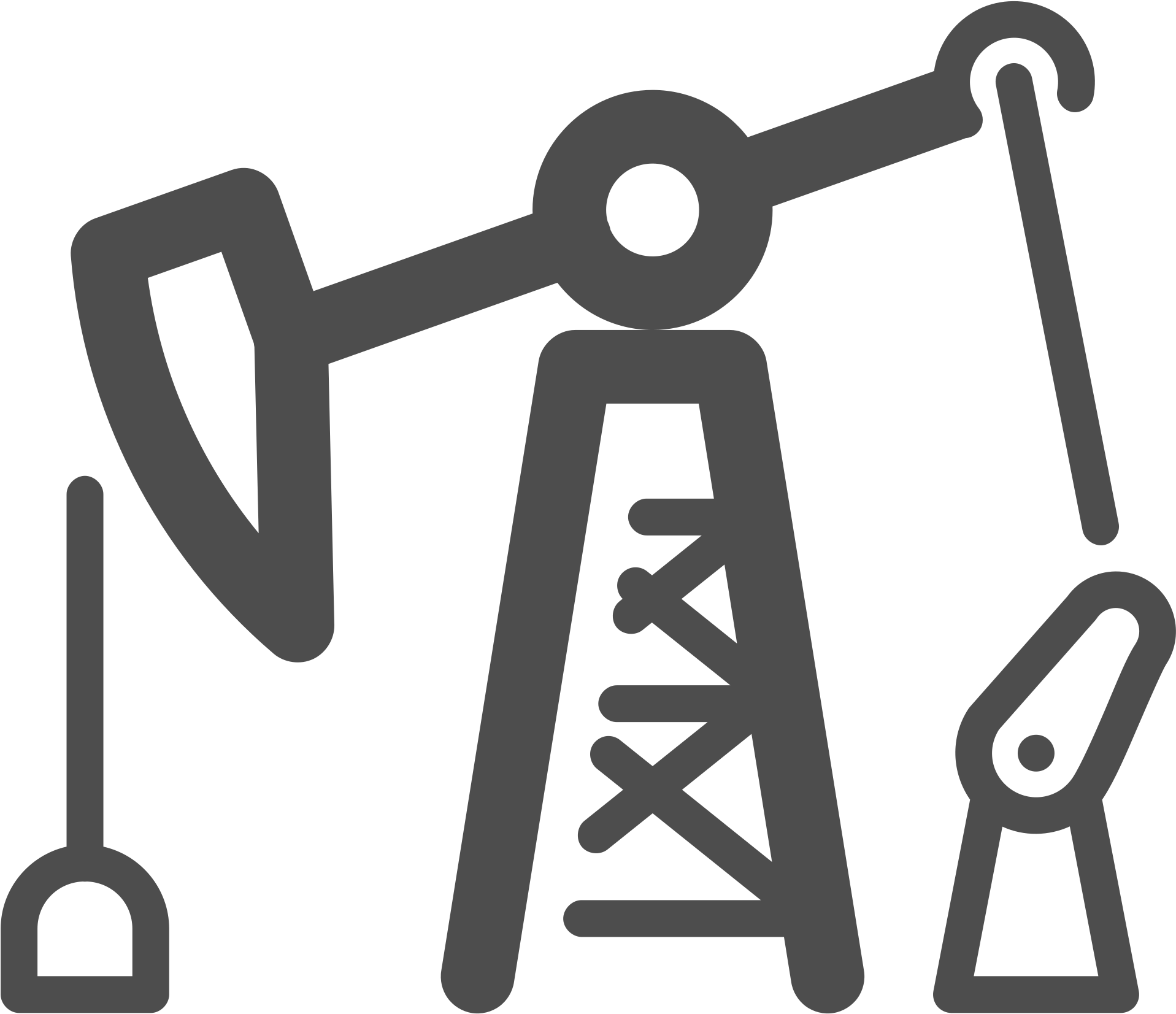 Oil Clipart Svg - Sucker Rod Pump Icon (2400x2400), Png Download