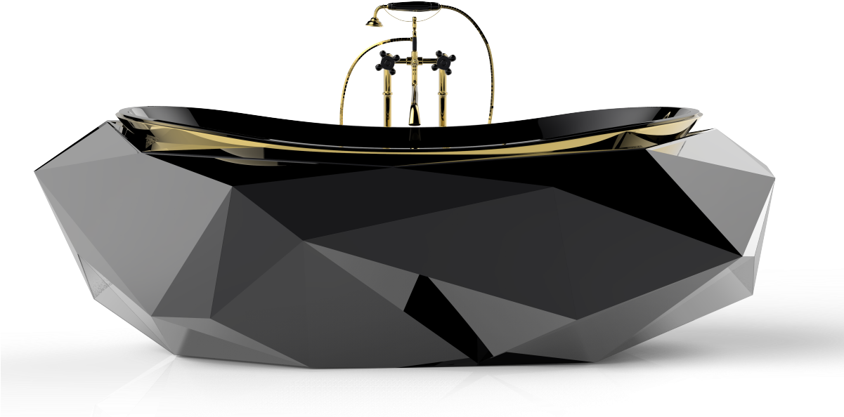 Bathtub Png Download Image - Maison Valentina Diamond Bathtub (1200x671), Png Download