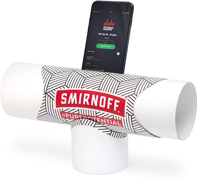 Img 5879-smirnofftube - Smirnoff Vodka - 750 Ml Bottle (800x684), Png Download