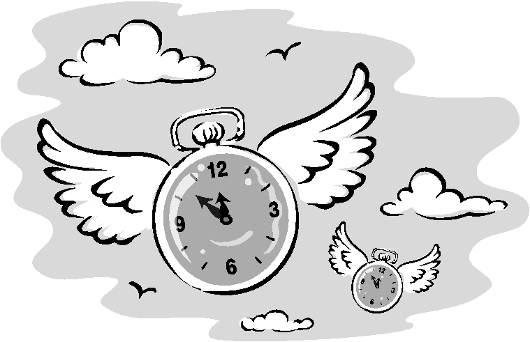 Time Flies Png Pluspng - Time Flying (759x491), Png Download