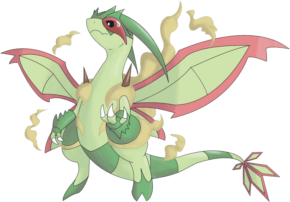 View Mega Flygonpng , - Pokémon (1045x764), Png Download