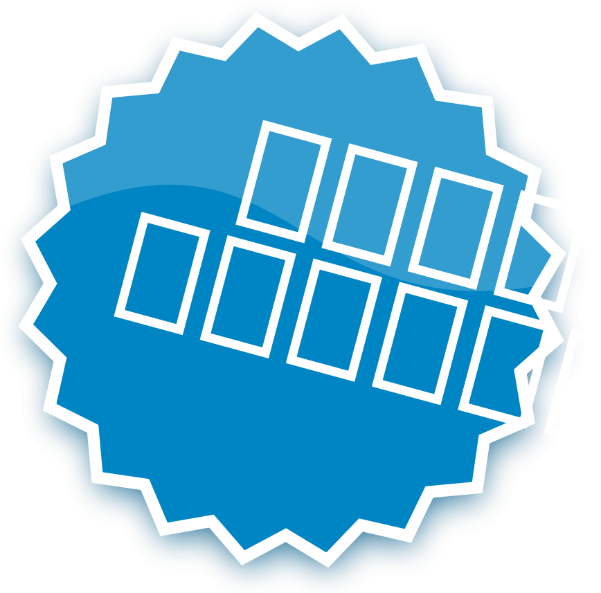 How To Set Use Blue Sticker Svg Vector (887x900), Png Download