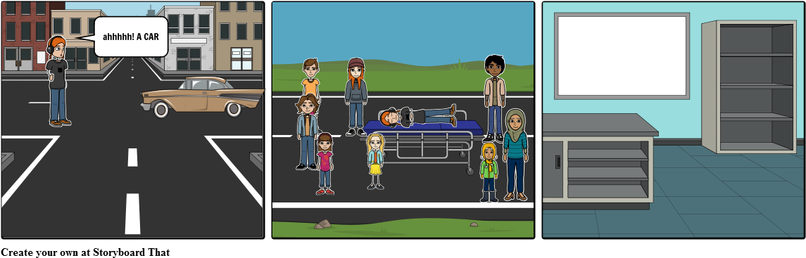 Car Accident - Cartoon (1164x385), Png Download