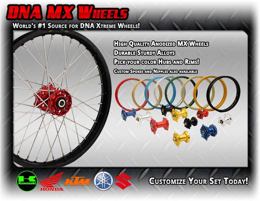 Dna Xtreme Mx Wheels For Honda, Yamaha, Kawasaki, Suzuki, - Dna Mx Wheels Logo (1000x800), Png Download