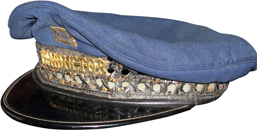 Authentic Vintage C1945-1965 Rock Island Railroad Passenger - Baseball Cap (872x872), Png Download