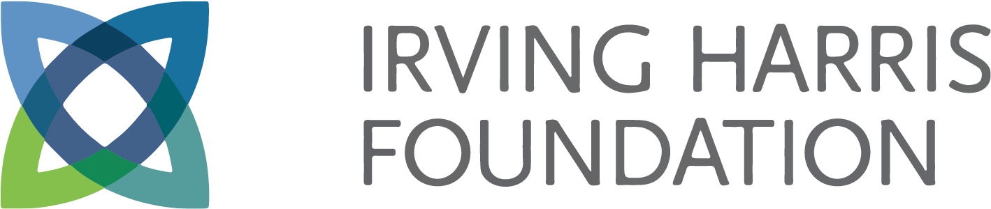 Lynx Foundation - Irving Harris Foundation Logo (1667x729), Png Download