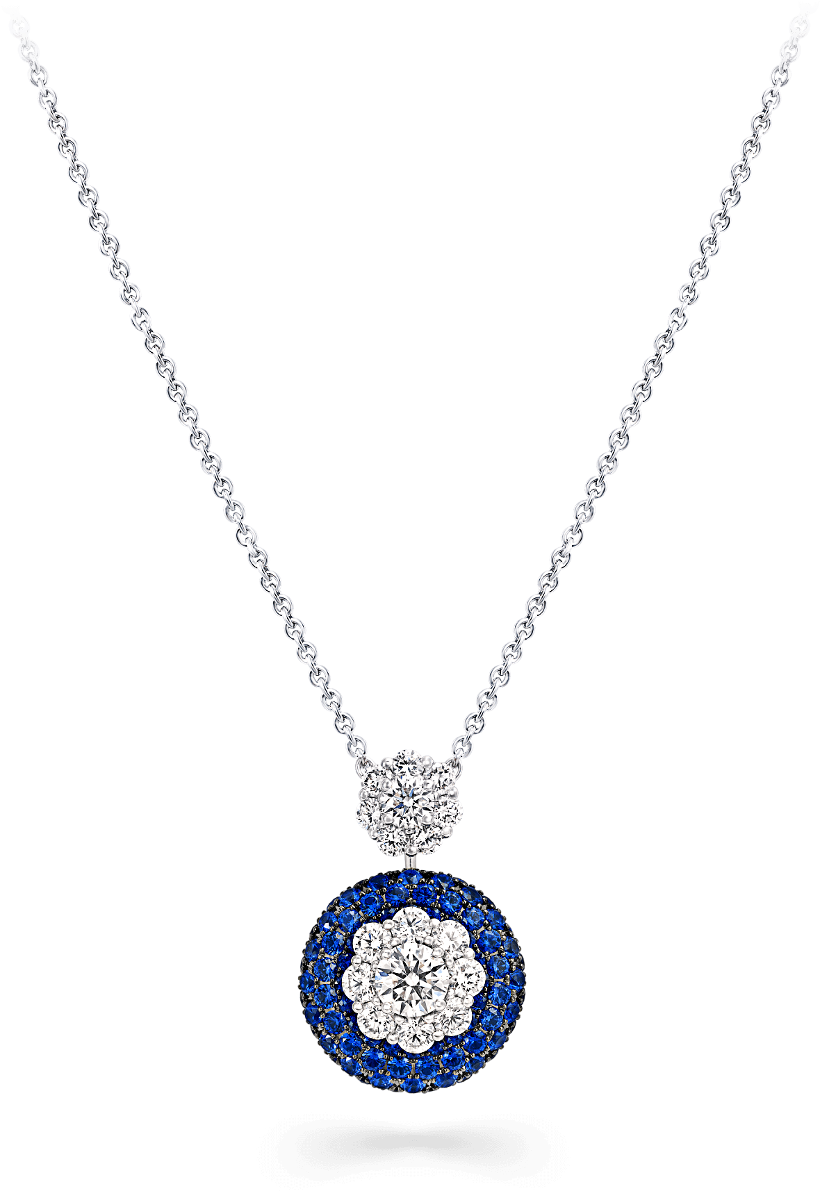 A Graff Bombe Necklace Featuring A Pendant Set With - Locket (2000x2000), Png Download
