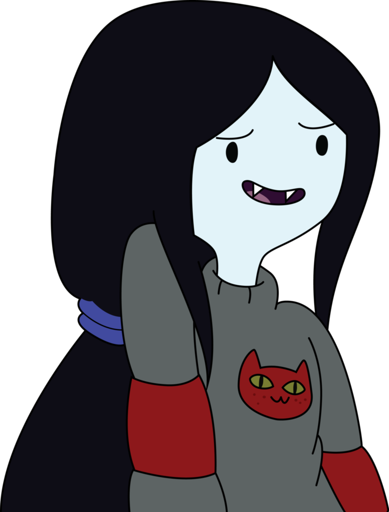 [ Img] - Adventure Time Marceline Cat Sweater (780x1025), Png Download