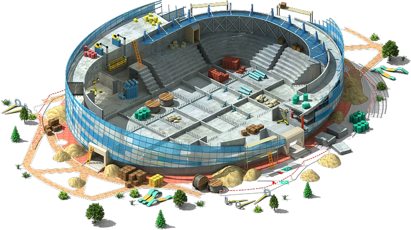 Hockey Arena Construction - Hockey (812x455), Png Download