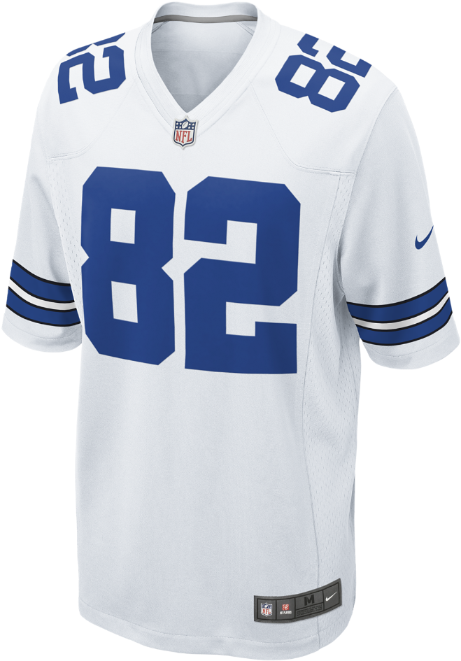 Nike Nfl Dallas Cowboys Men's Football Home Game Jersey - Dez Bryant Jersey White (1000x1000), Png Download
