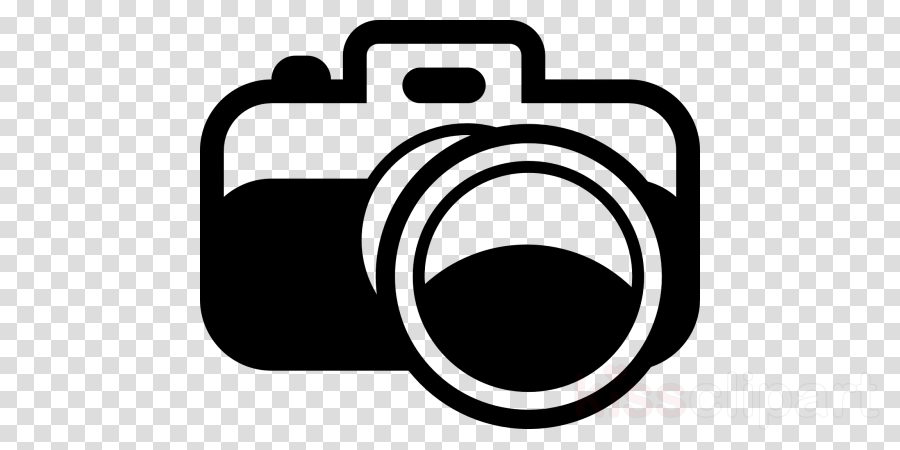 Black And White Camera Clipart Photographic Film Camera (900x450), Png Download
