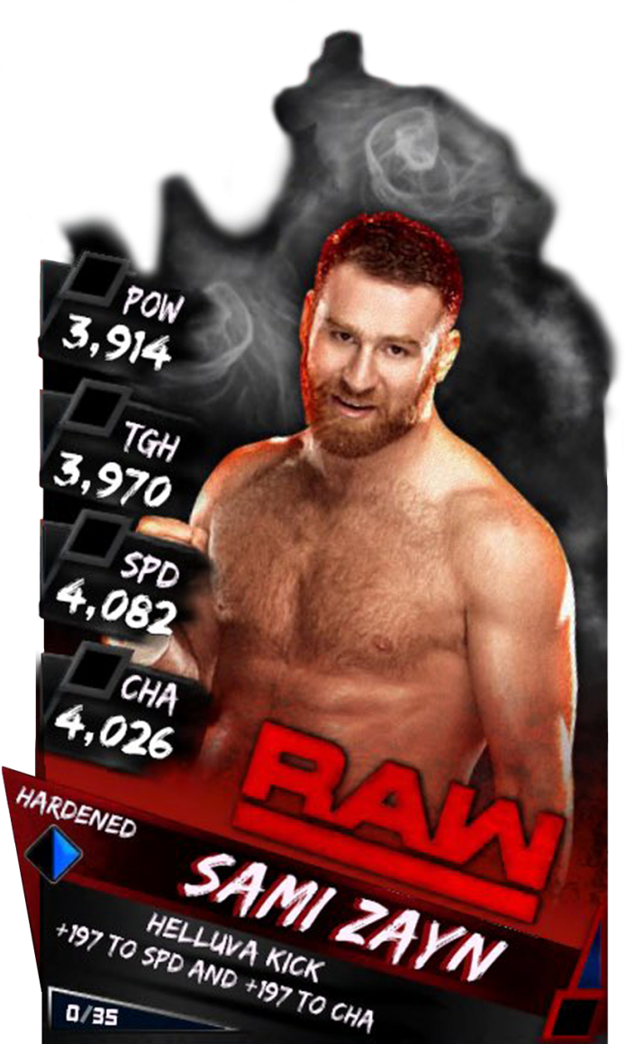 Ultrarare Samizayn - Hardened Carmella Wwe Supercard (733x1158), Png Download