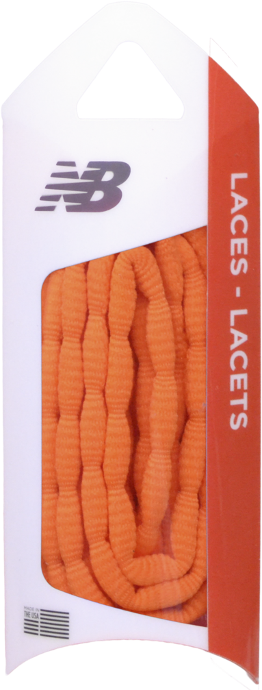 Nb Sure-lace™ Orange Shoelace - New Balance (416x1024), Png Download
